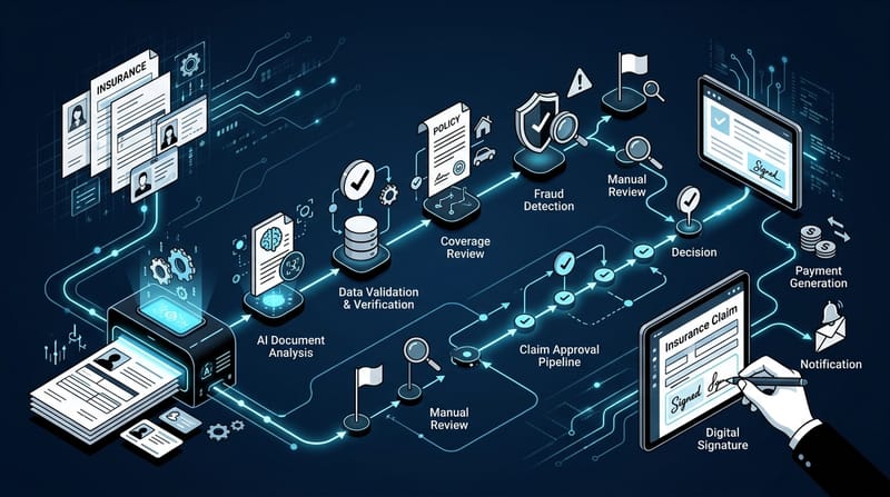 AI-driven Insurance Claims Automation pipeline